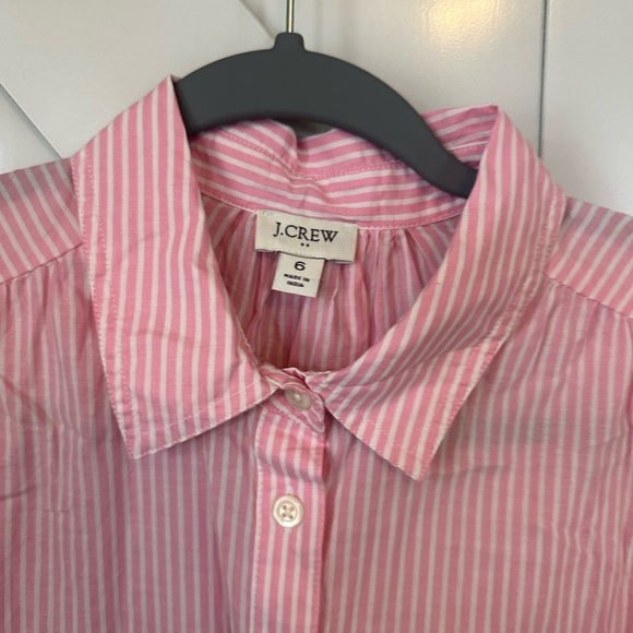 J Crew Factory cotton mini shirt dress - size 6 - Picture 3 of 3